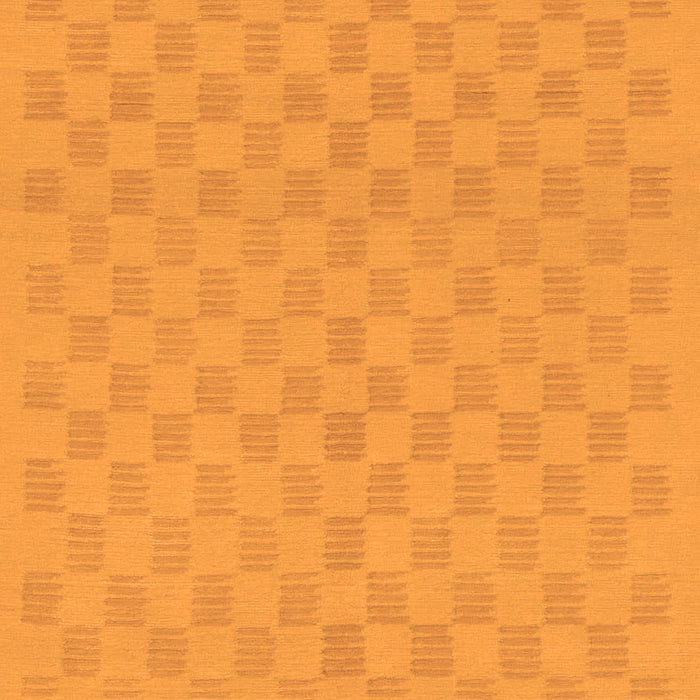 Checkered Orange Modern Rug, abs1875org