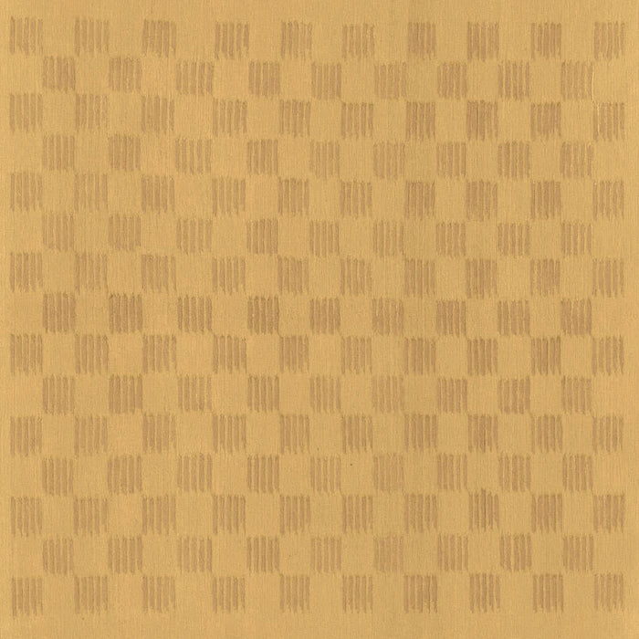 Square Checkered Brown Modern Rug, abs1875brn