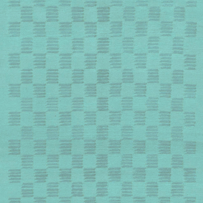 Checkered Light Blue Modern Rug, abs1875lblu