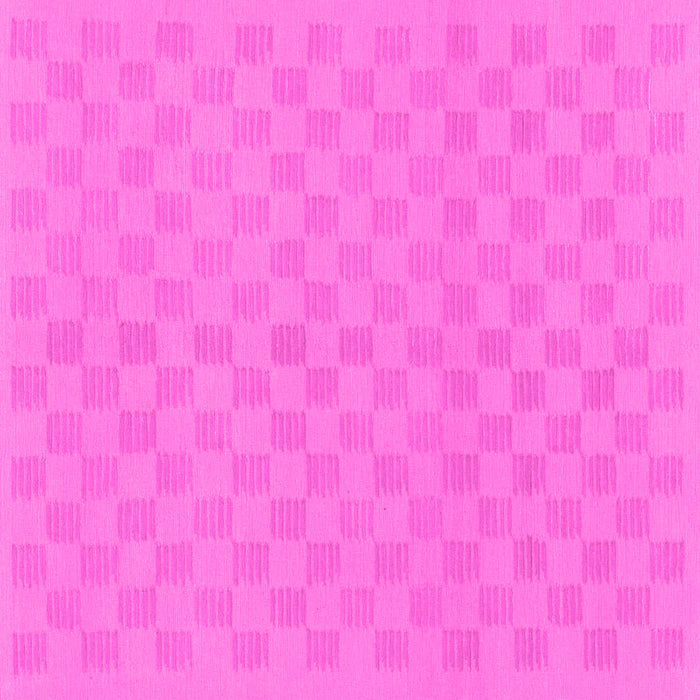 Square Checkered Pink Modern Rug, abs1875pnk