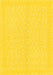 Machine Washable Solid Yellow Modern Rug, wshabs1876yw