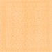 Square Solid Orange Modern Rug, abs1876org