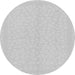 Round Machine Washable Solid Gray Modern Rug, wshabs1876gry