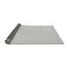 Sideview of Solid Gray Modern Rug, abs1876gry