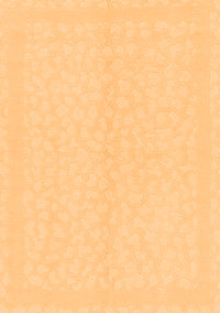 Solid Orange Modern Rug, abs1876org