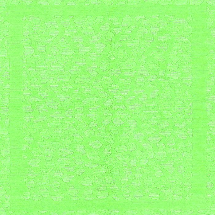 Square Machine Washable Solid Green Modern Area Rugs, wshabs1876grn