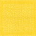 Square Solid Yellow Modern Rug, abs1876yw