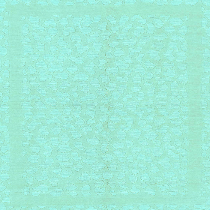 Square Machine Washable Solid Light Blue Modern Rug, wshabs1876lblu