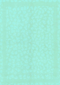 Solid Light Blue Modern Rug, abs1876lblu