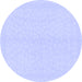 Round Solid Blue Modern Rug, abs1876blu