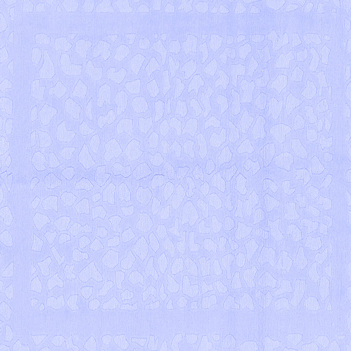 Square Machine Washable Solid Blue Modern Rug, wshabs1877blu