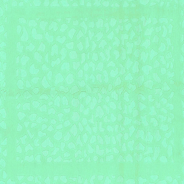 Square Machine Washable Solid Turquoise Modern Area Rugs, wshabs1877turq