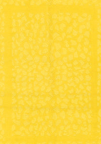 Solid Yellow Modern Rug, abs1877yw