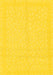 Solid Yellow Modern Rug, abs1877yw