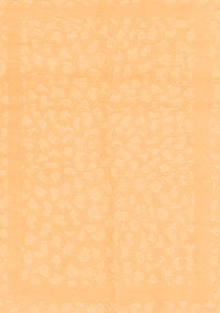 Solid Orange Modern Rug, abs1877org