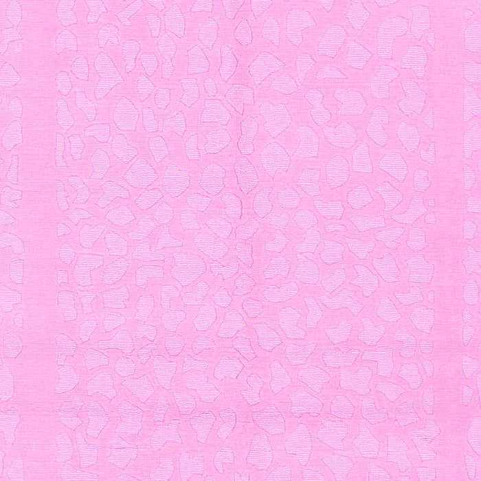 Machine Washable Solid Pink Modern Rug, wshabs1877pnk
