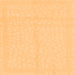 Square Solid Orange Modern Rug, abs1877org