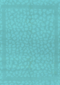 Abstract Light Blue Modern Rug, abs1878lblu