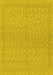 Machine Washable Abstract Yellow Modern Rug, wshabs1878yw