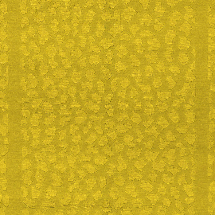Machine Washable Abstract Yellow Modern Rug, wshabs1878yw