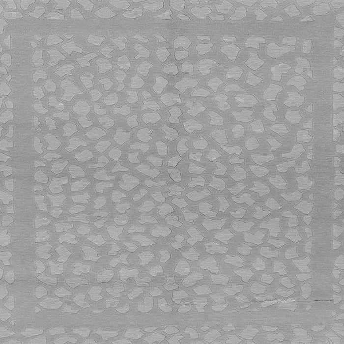 Square Abstract Gray Modern Rug, abs1878gry