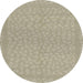 Round Machine Washable Abstract Sand Brown Rug, wshabs1878