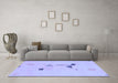 Machine Washable Abstract Blue Modern Rug in a Living Room, wshabs1879blu