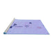 Sideview of Machine Washable Abstract Blue Modern Rug, wshabs1879blu