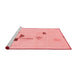 Modern Red Washable Rugs