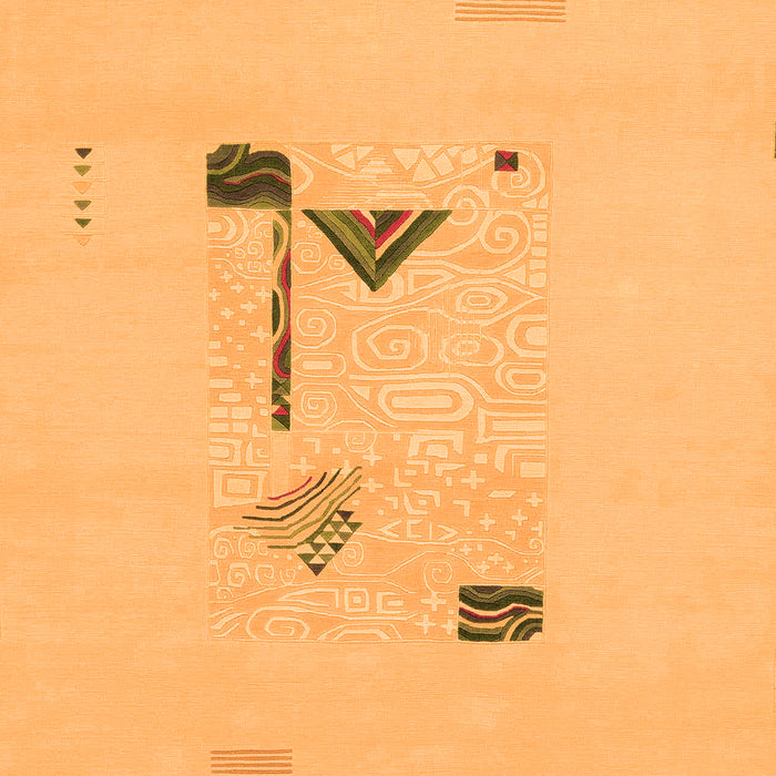 Abstract Orange Modern Rug, abs1879org