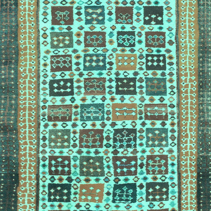 Abstract Turquoise Modern Rug, abs1880turq