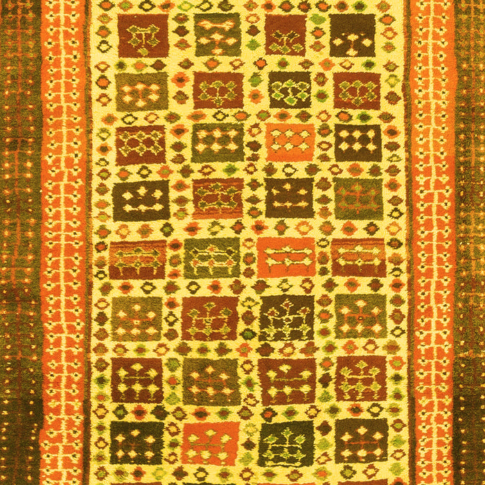 Abstract Yellow Modern Rug, abs1880yw