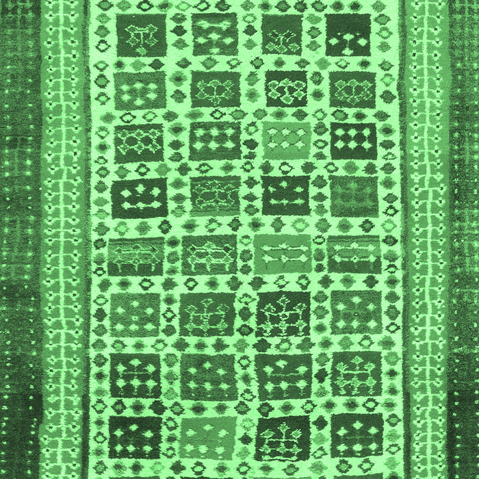 Machine Washable Abstract Emerald Green Modern Area Rugs, wshabs1880emgrn