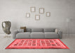 Modern Red Washable Rugs