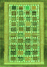 Abstract Green Modern Rug, abs1880grn