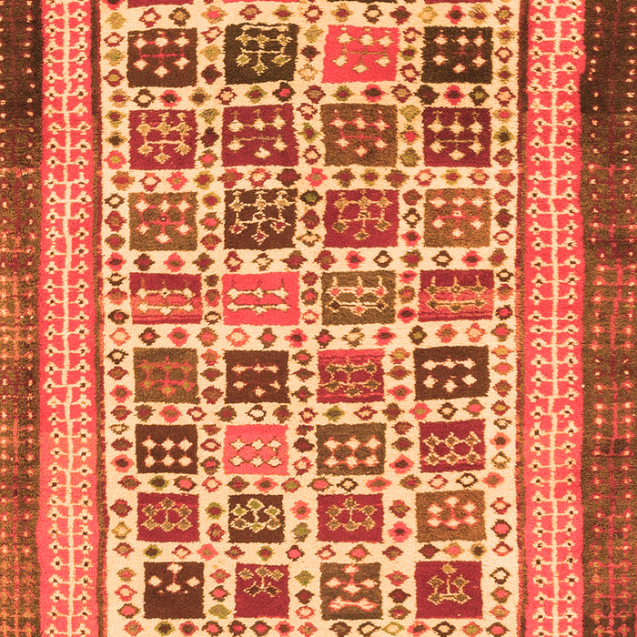 Abstract Orange Modern Rug, abs1880org