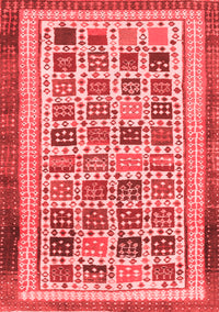 Abstract Red Modern Rug, abs1880red