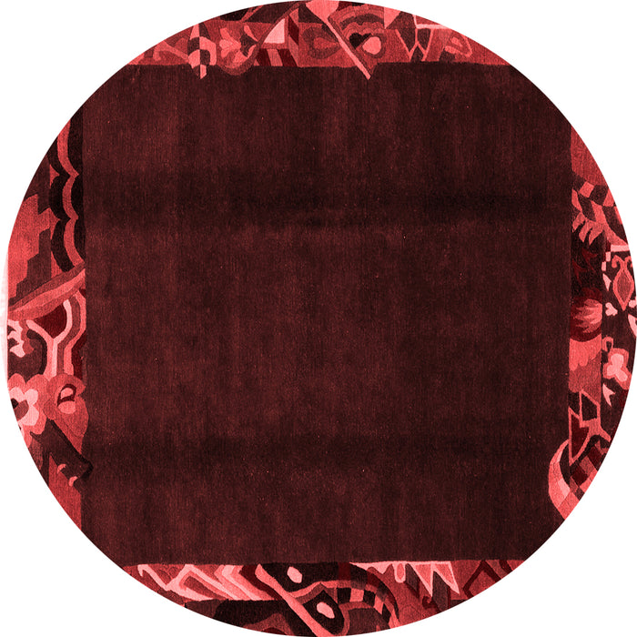 Abstract Red Modern Rug, abs1882red