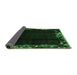 Sideview of Abstract Emerald Green Modern Rug, abs1882emgrn