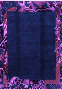 Abstract Purple Modern Rug, abs1882pur