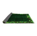 Sideview of Abstract Green Modern Rug, abs1882grn