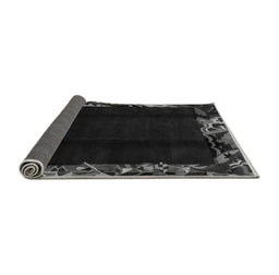 Sideview of Abstract Gray Modern Rug, abs1882gry
