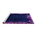 Sideview of Machine Washable Abstract Purple Modern Area Rugs, wshabs1882pur