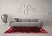 Modern Red Washable Rugs