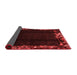 Abstract Red Modern Area Rugs