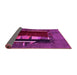 Sideview of Abstract Pink Modern Rug, abs1883pnk