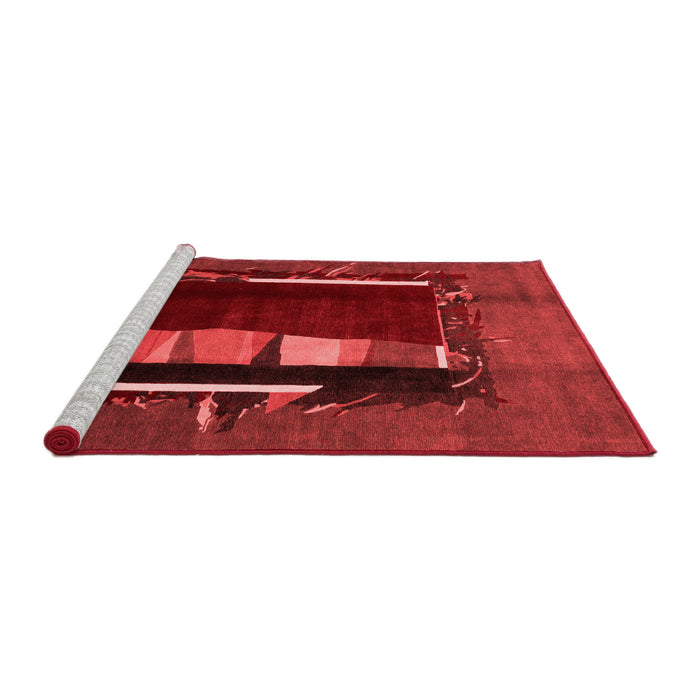 Modern Red Washable Rugs