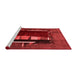 Modern Red Washable Rugs