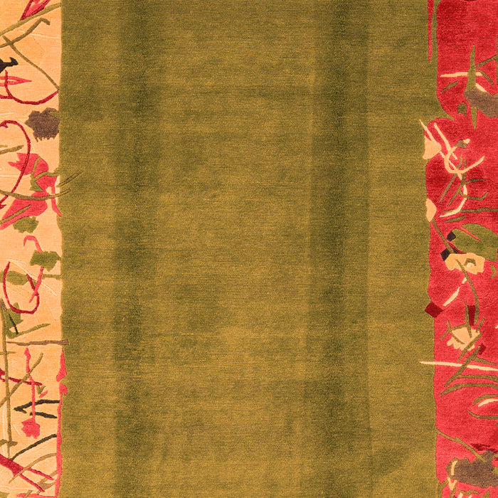 Abstract Orange Modern Rug, abs1884org