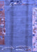 Abstract Blue Modern Rug, abs1884blu